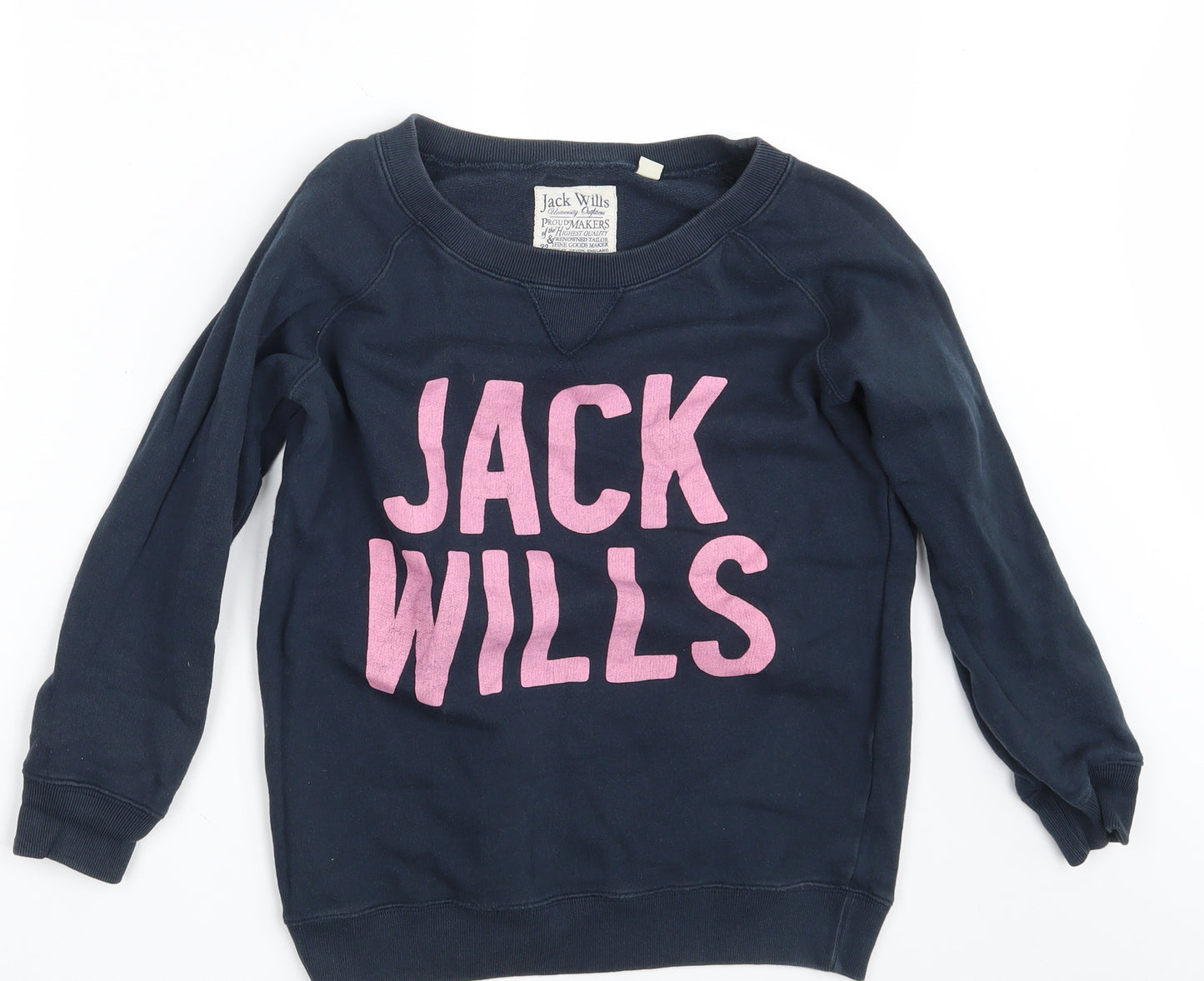Jack Wills Womens Blue   Pullover Sweatshirt Size 8