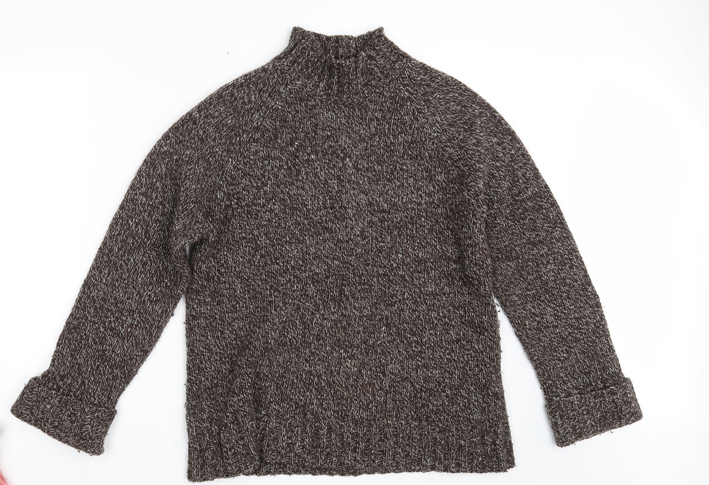 Joie De Vivre Womens Brown  Knit Pullover Jumper Size S