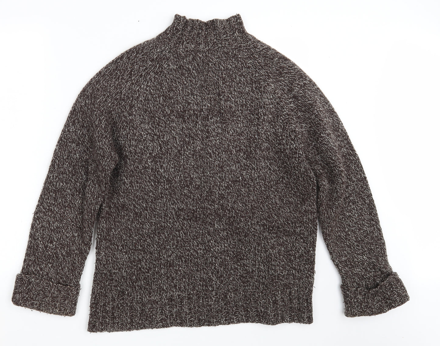 Joie De Vivre Womens Brown  Knit Pullover Jumper Size S