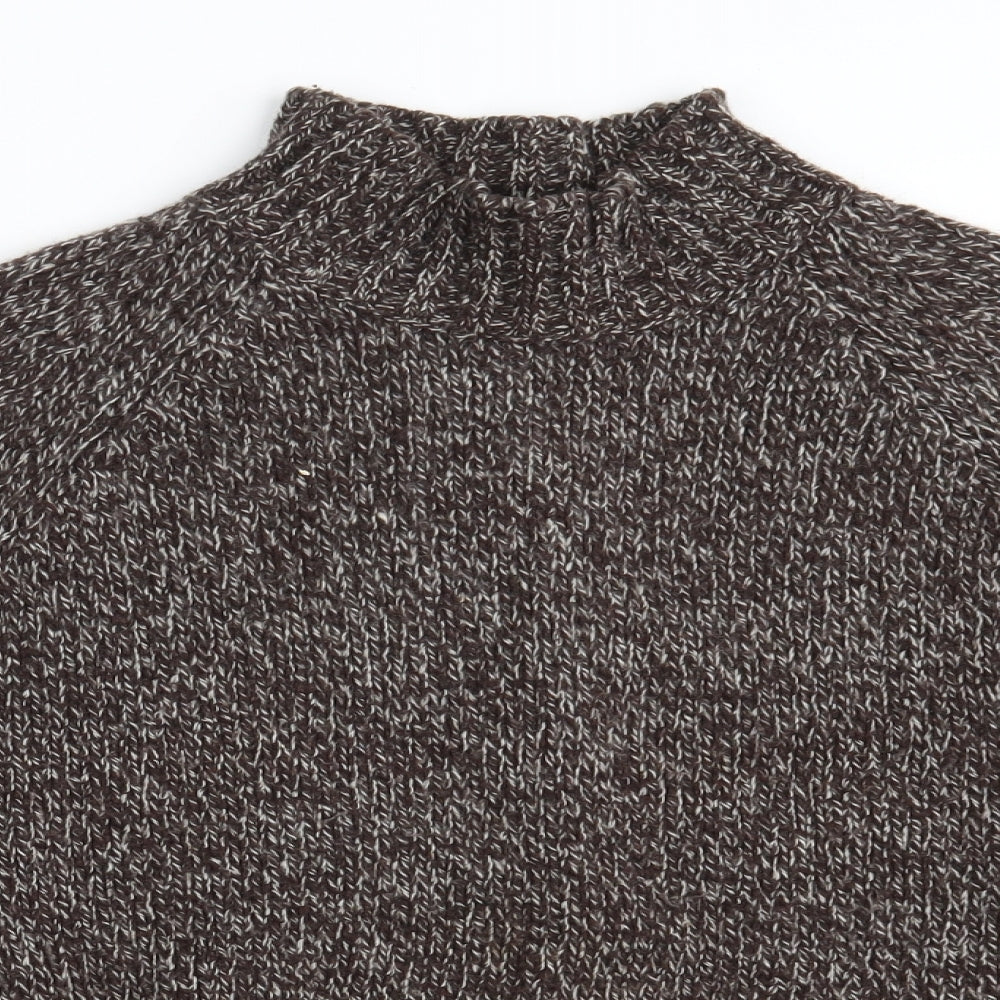 Joie De Vivre Womens Brown  Knit Pullover Jumper Size S
