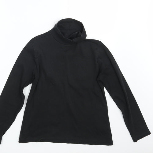 M&S Womens Black   Pullover Sweatshirt Size 10