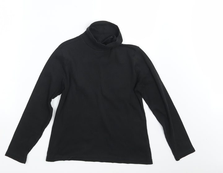 M&S Womens Black Pullover Sweatshirt Size 10