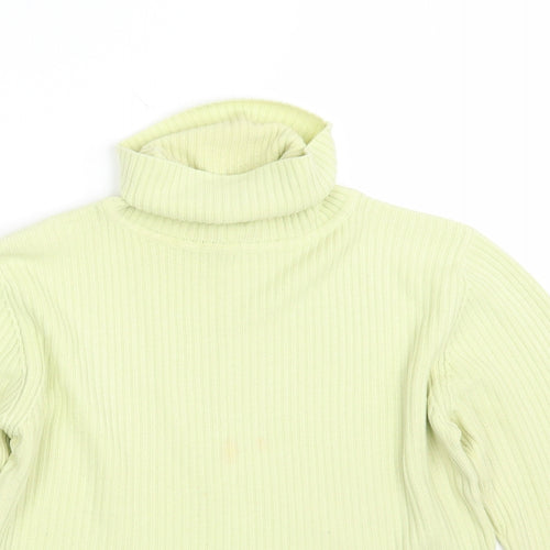 Dorothy Perkins Womens Yellow  Knit Pullover Jumper Size 10