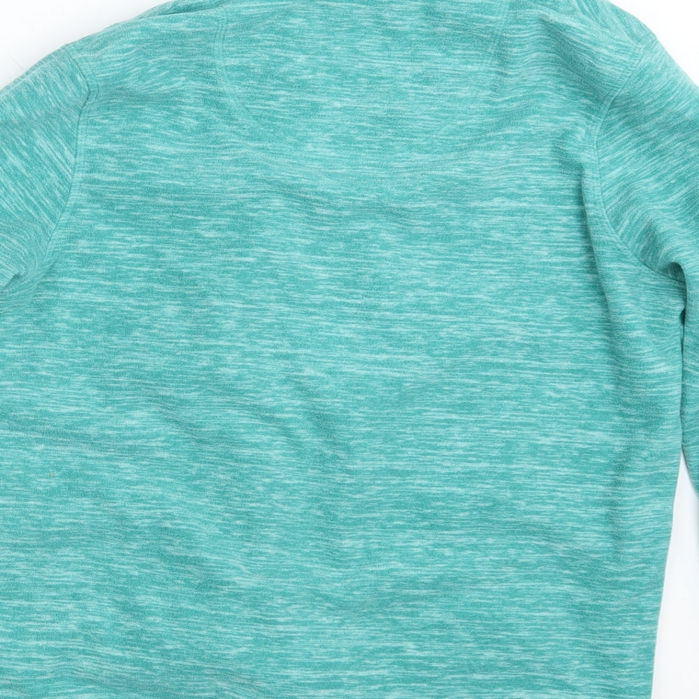 Weird Fish Womens Green   Full Zip Jumper Size 14