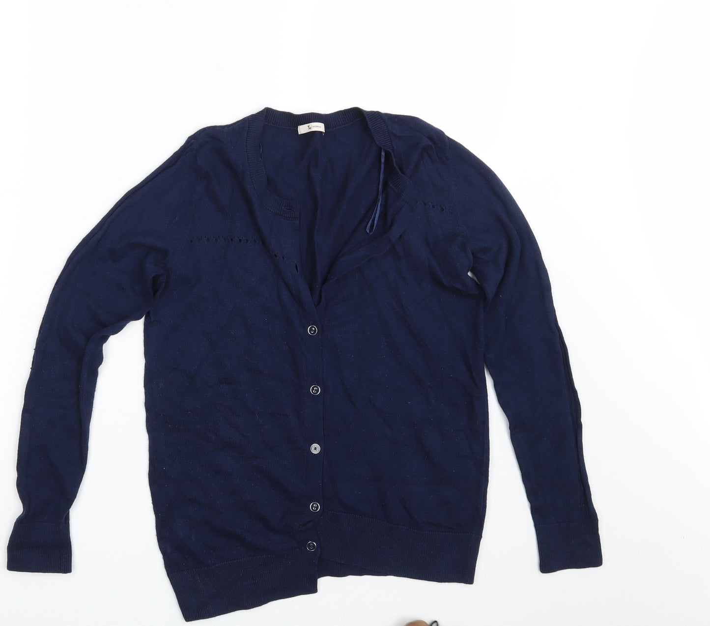 TU Womens Blue  Knit Cardigan Jumper Size 12