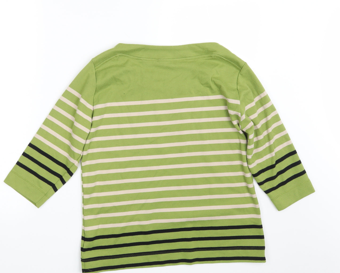Tigi Womens Multicoloured Striped  Pullover Sweatshirt Size 10
