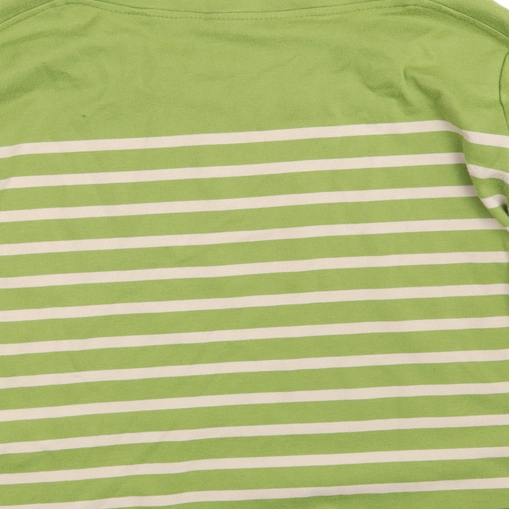 Tigi Womens Multicoloured Striped  Pullover Sweatshirt Size 10