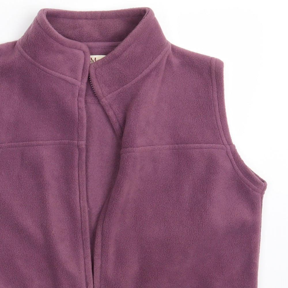 EWM Womens Purple   Gilet Jacket Size 14