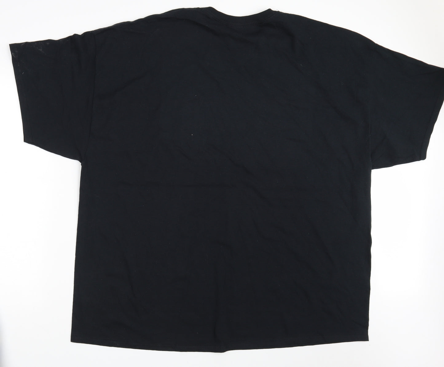 Gildan Mens Black    T-Shirt Size 4XL
