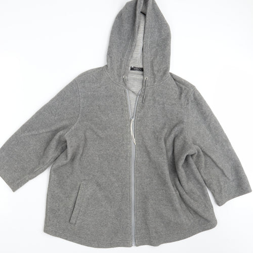 BM Womens Grey   Full Zip Jumper Size L