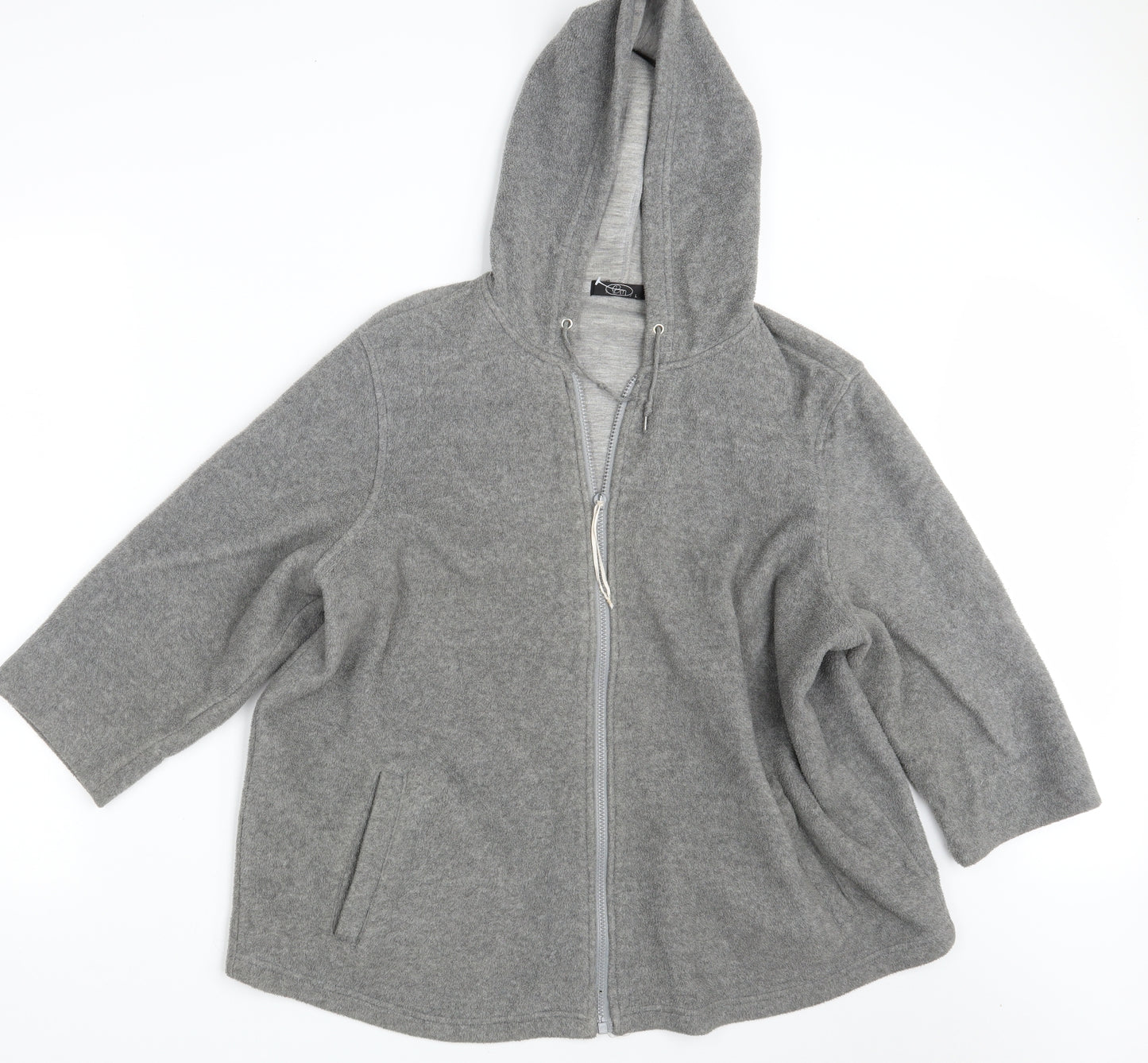 BM Womens Grey   Full Zip Jumper Size L