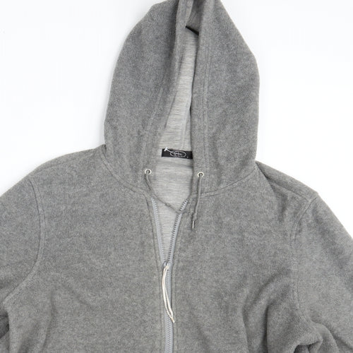 BM Womens Grey   Full Zip Jumper Size L