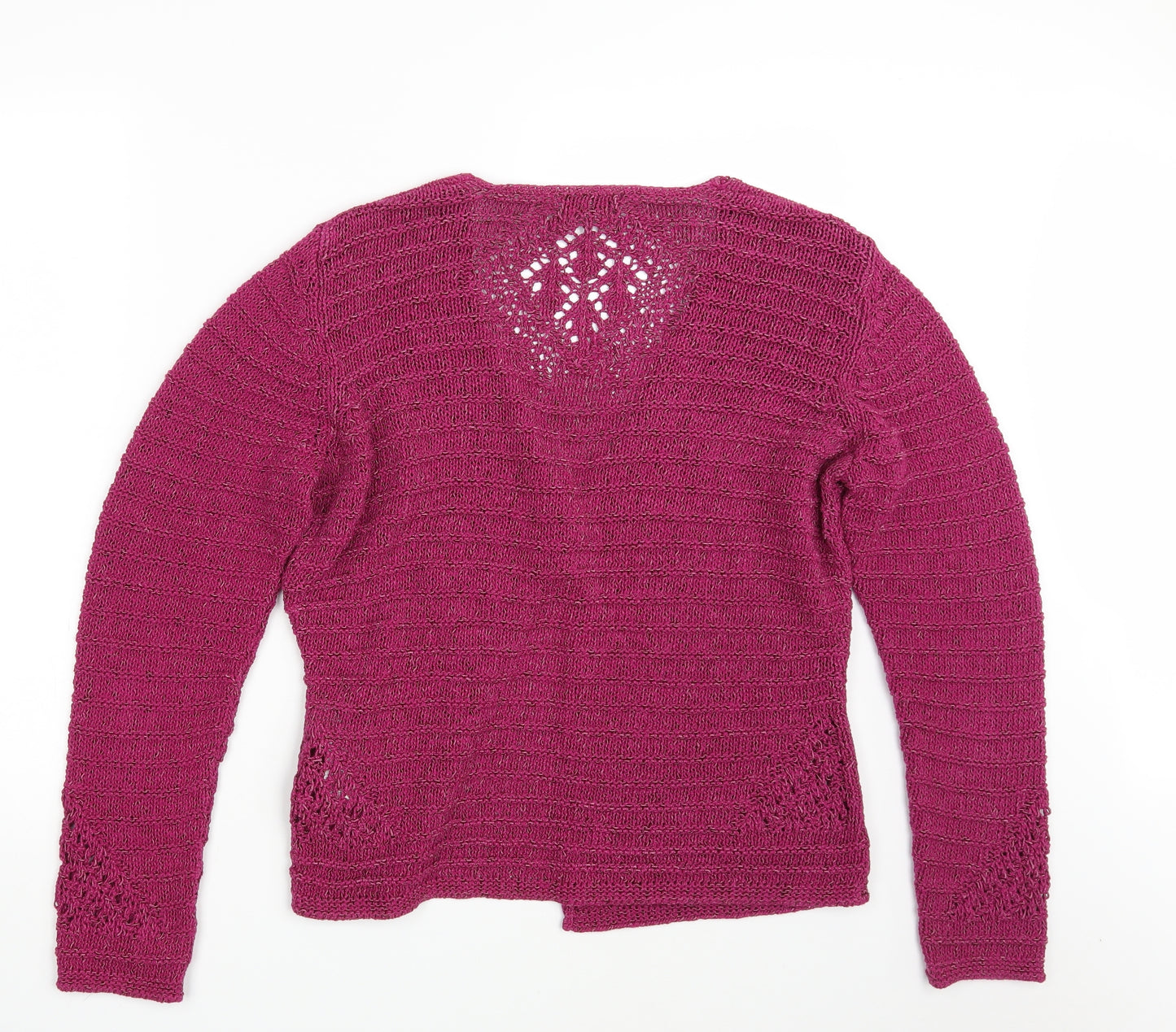 Girell Womens Pink  Knit Cardigan Jumper Size L