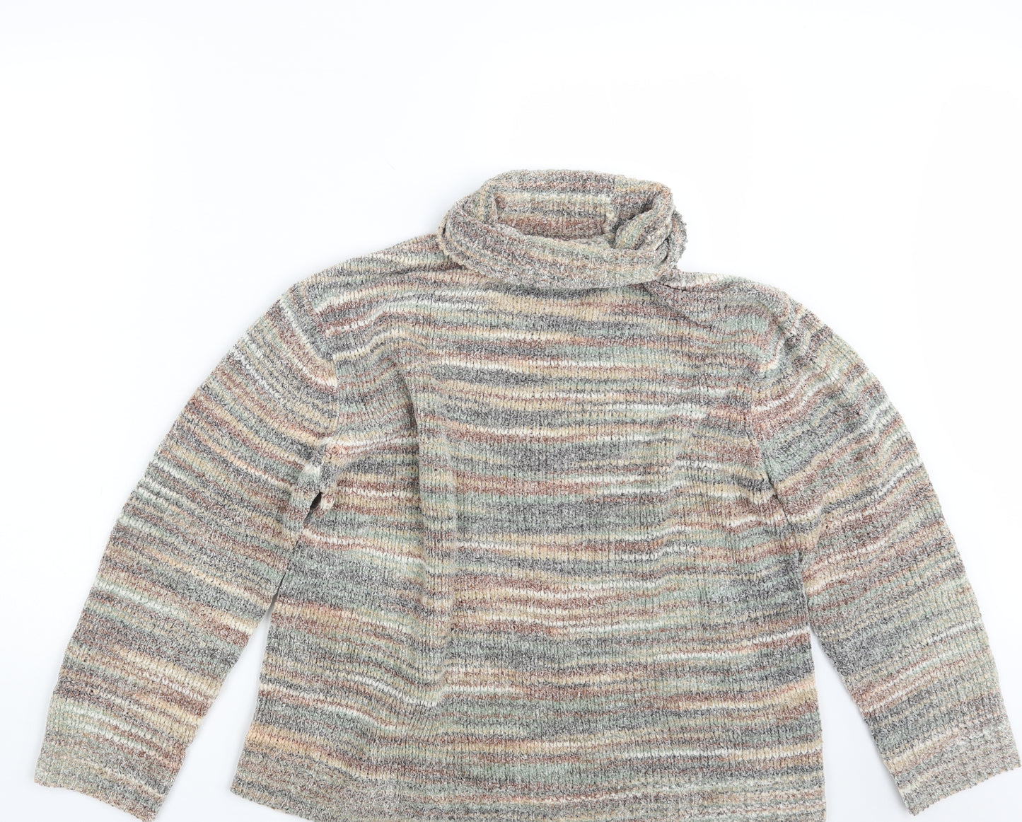 PARA Womens Multicoloured  Knit Pullover Jumper Size L