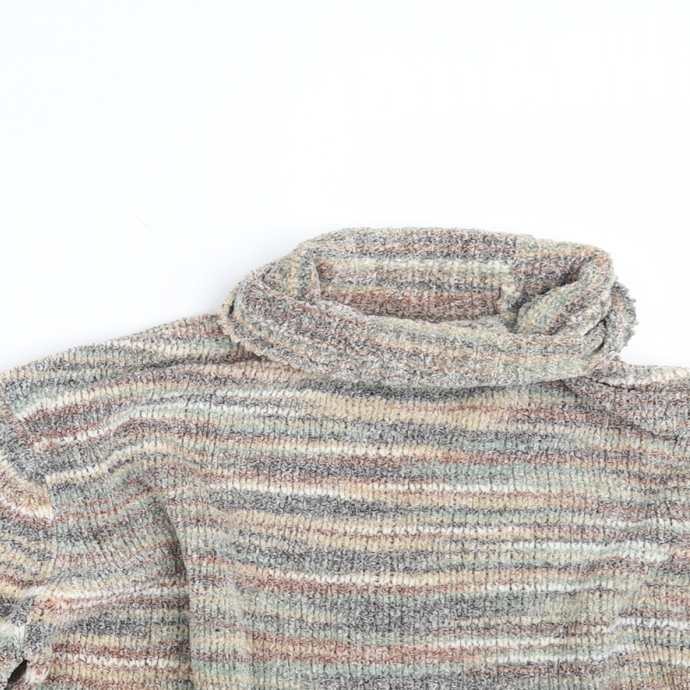 PARA Womens Multicoloured  Knit Pullover Jumper Size L