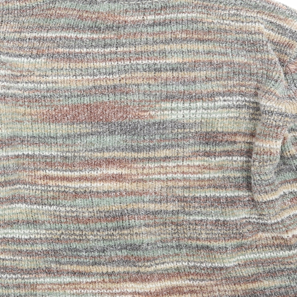 PARA Womens Multicoloured  Knit Pullover Jumper Size L