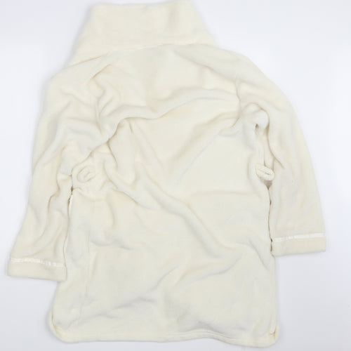 Dorothy Perkins Womens Ivory Solid  Top Robe Size S