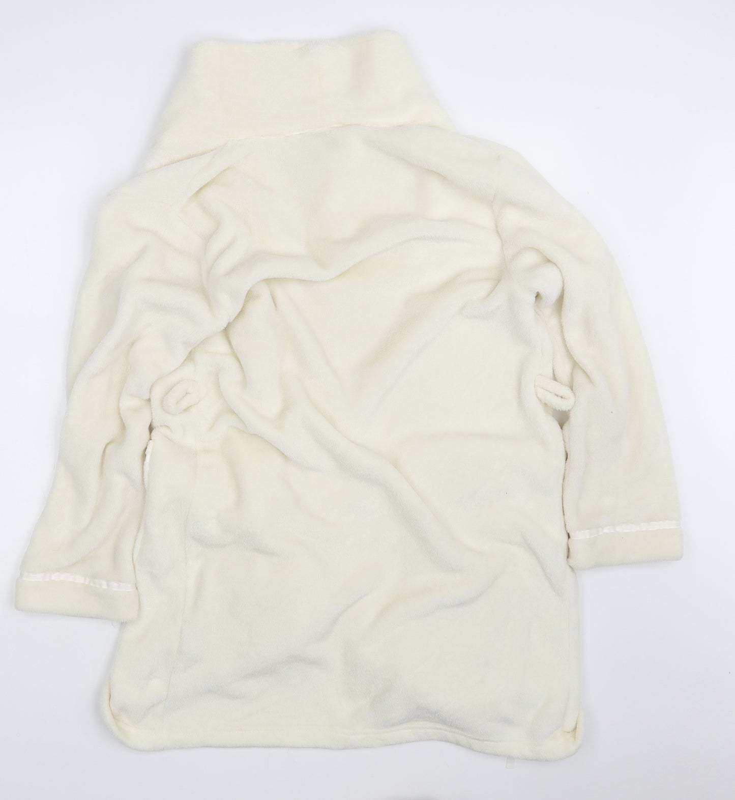 Dorothy Perkins Womens Ivory Solid  Top Robe Size S