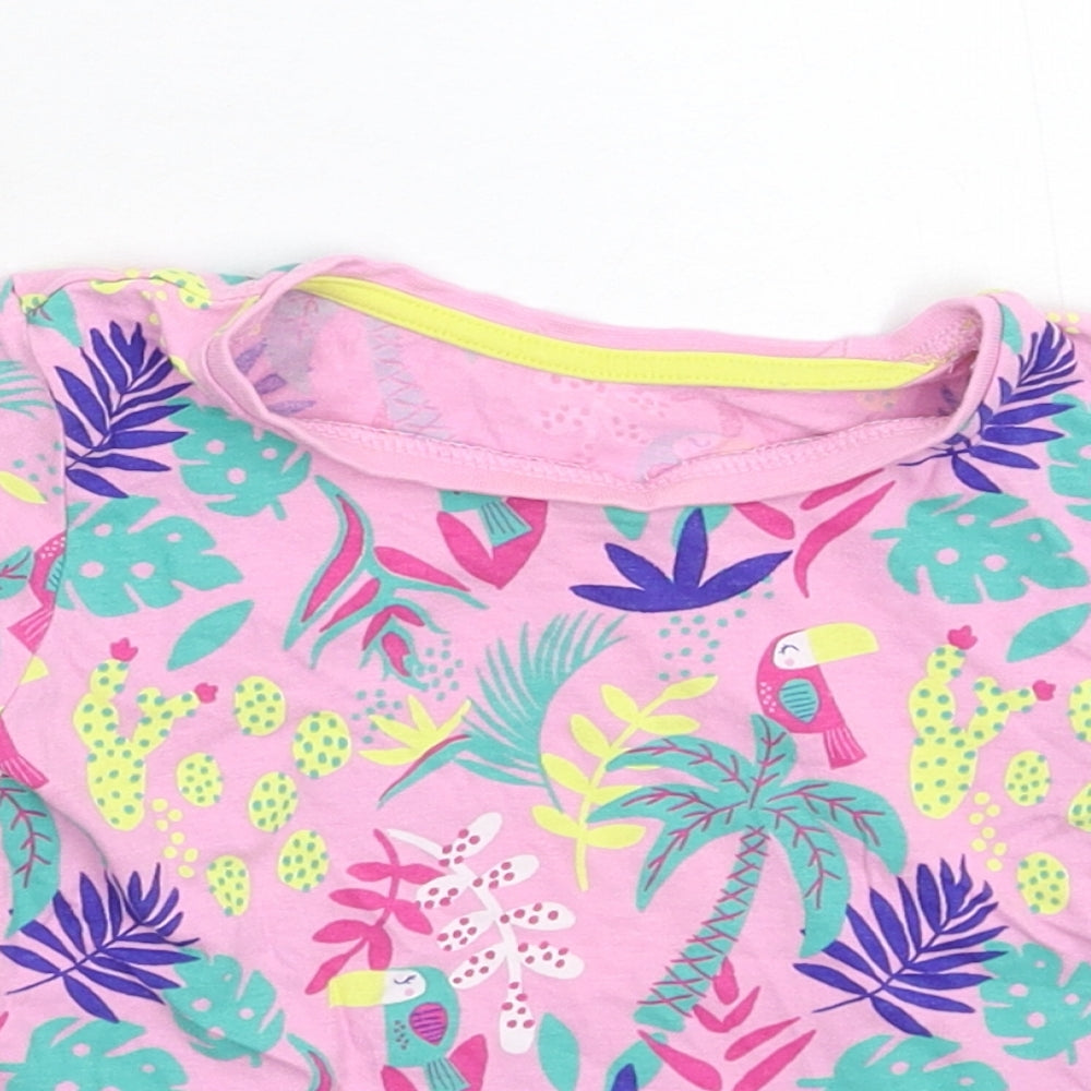 Matalan Girls Pink   Basic T-Shirt Size 12-18 Months