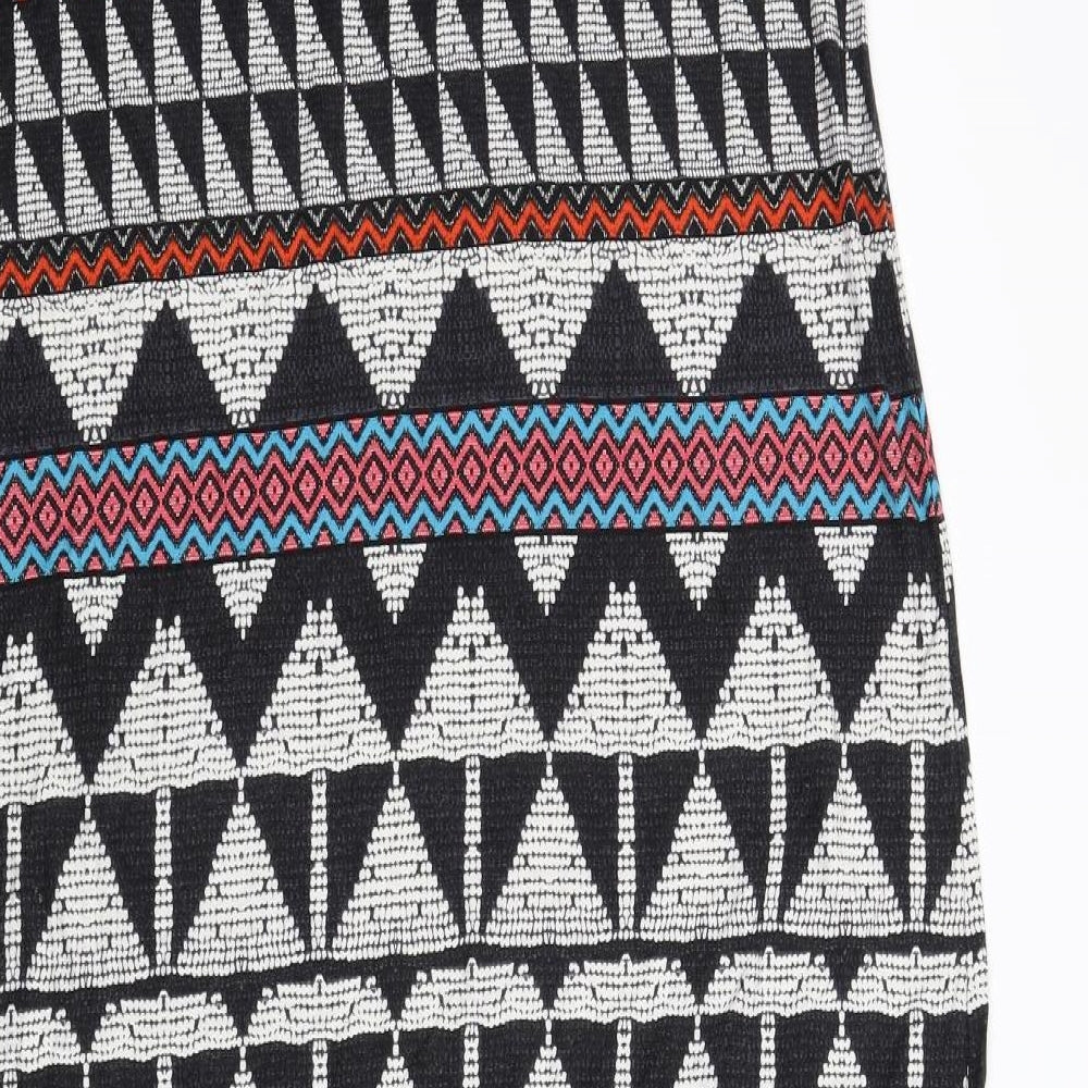 TU Womens Multicoloured Geometric  Maxi  Size 16
