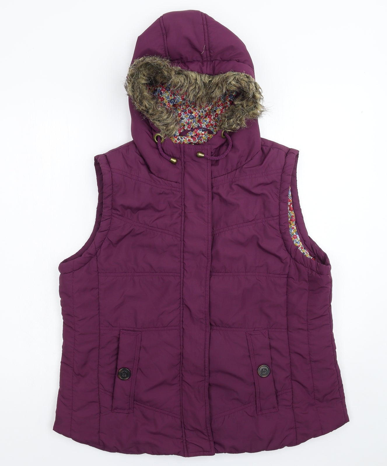 Betty Kay Womens Purple   Gilet Jacket Size 18