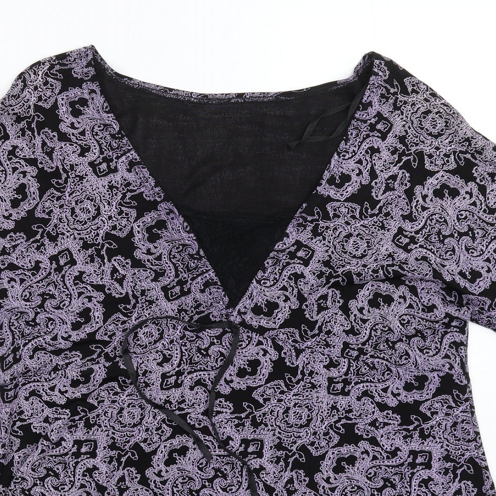 Preworn Womens Multicoloured   Basic Blouse Size 22