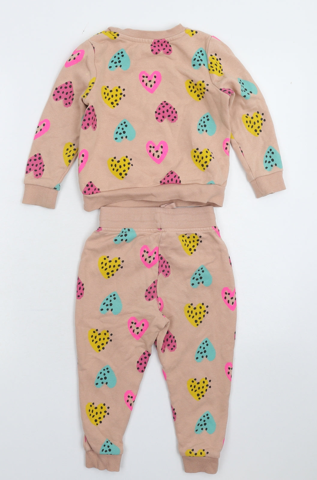 George Girls Beige   Jumpsuit Outfit/Set Size 2-3 Years