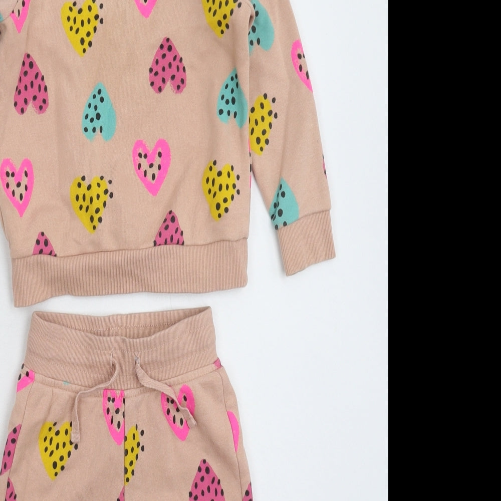 George Girls Beige   Jumpsuit Outfit/Set Size 2-3 Years