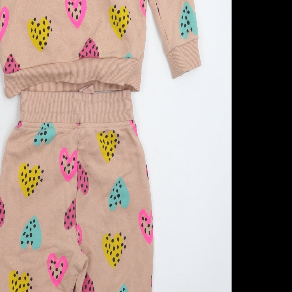 George Girls Beige   Jumpsuit Outfit/Set Size 2-3 Years