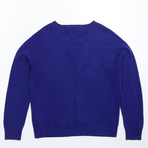Marks and Spencer Womens Blue  Knit Pullover Jumper Size 10