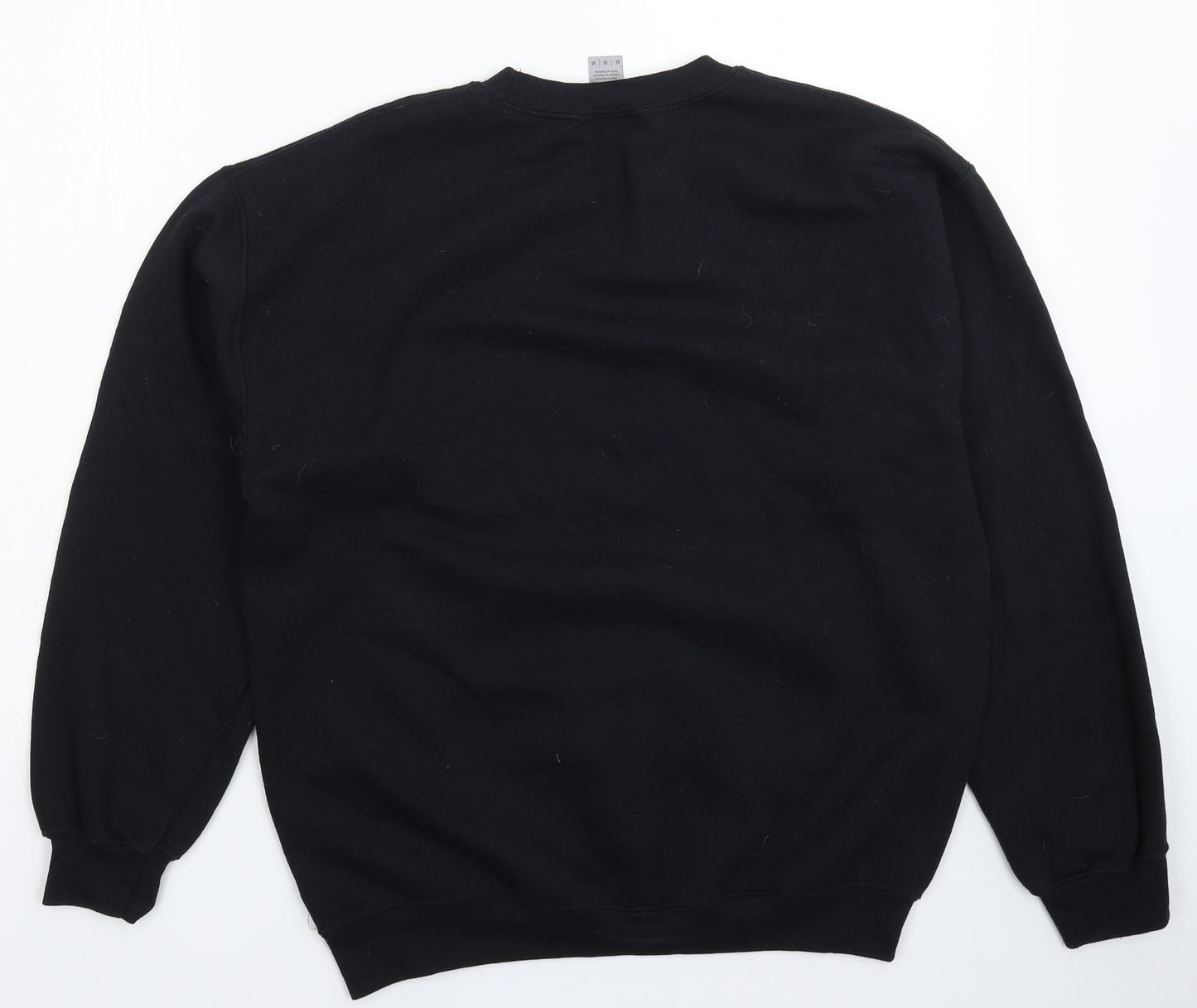 Gildan Mens Black   Pullover Sweatshirt Size M