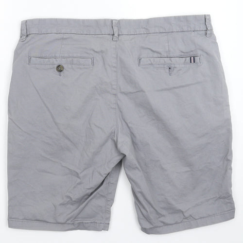 F&F Mens Grey   Chino Shorts Size 38