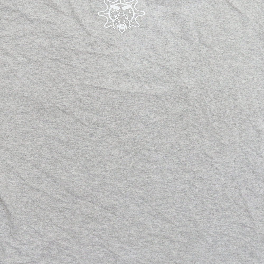 Glogang Mens Grey    T-Shirt Size L