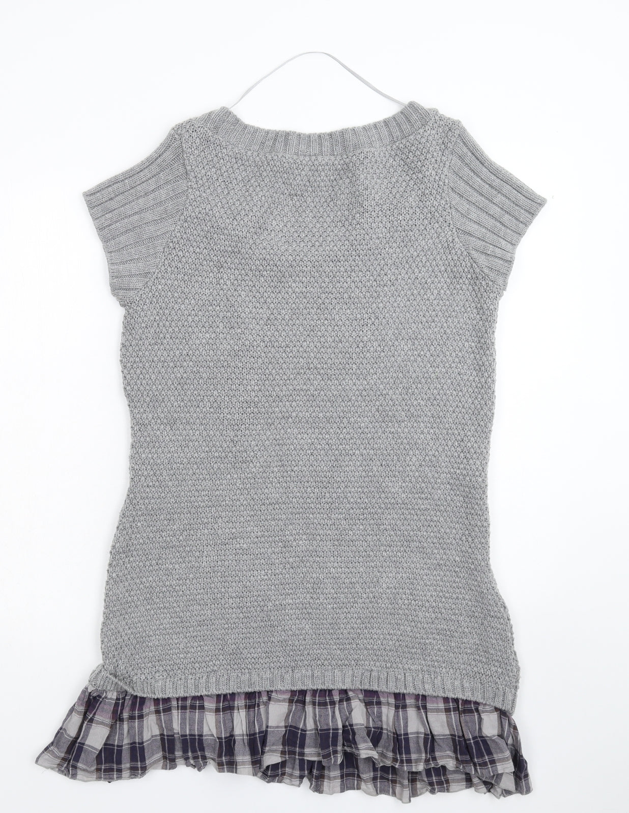 George Womens Grey  Knit Jumper Dress  Size 16