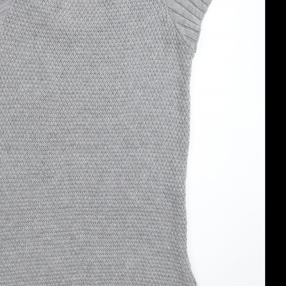 George Womens Grey  Knit Jumper Dress  Size 16