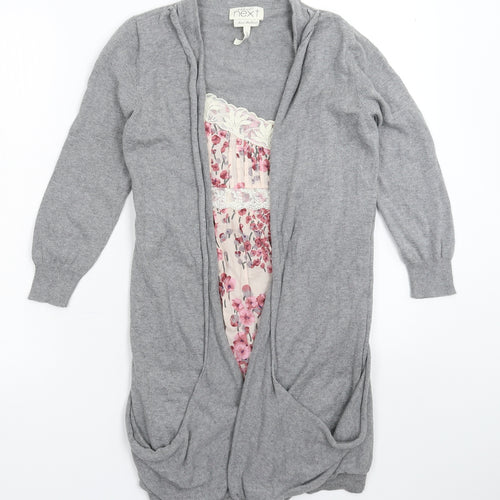 NEXT Womens Multicoloured Floral Knit Pullover Jumper Size 8