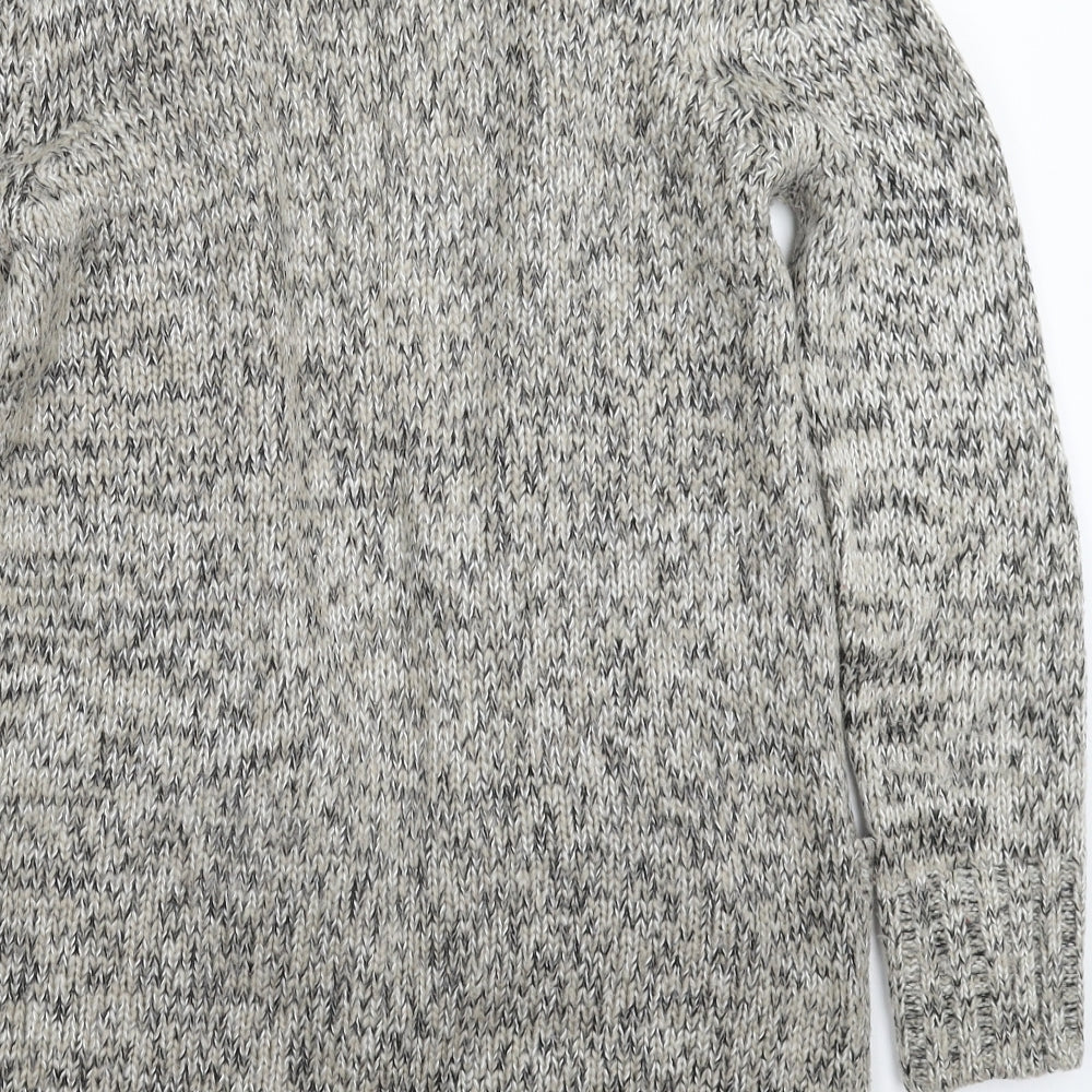 CMD Womens Grey  Knit Cardigan Jumper Size 12