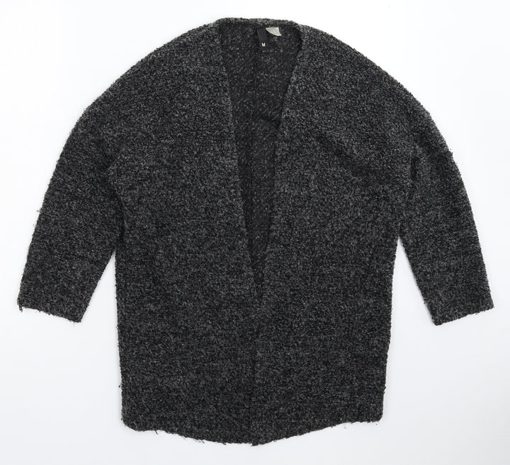 Divided Womens Grey Knit Cardigan Jumper Size M