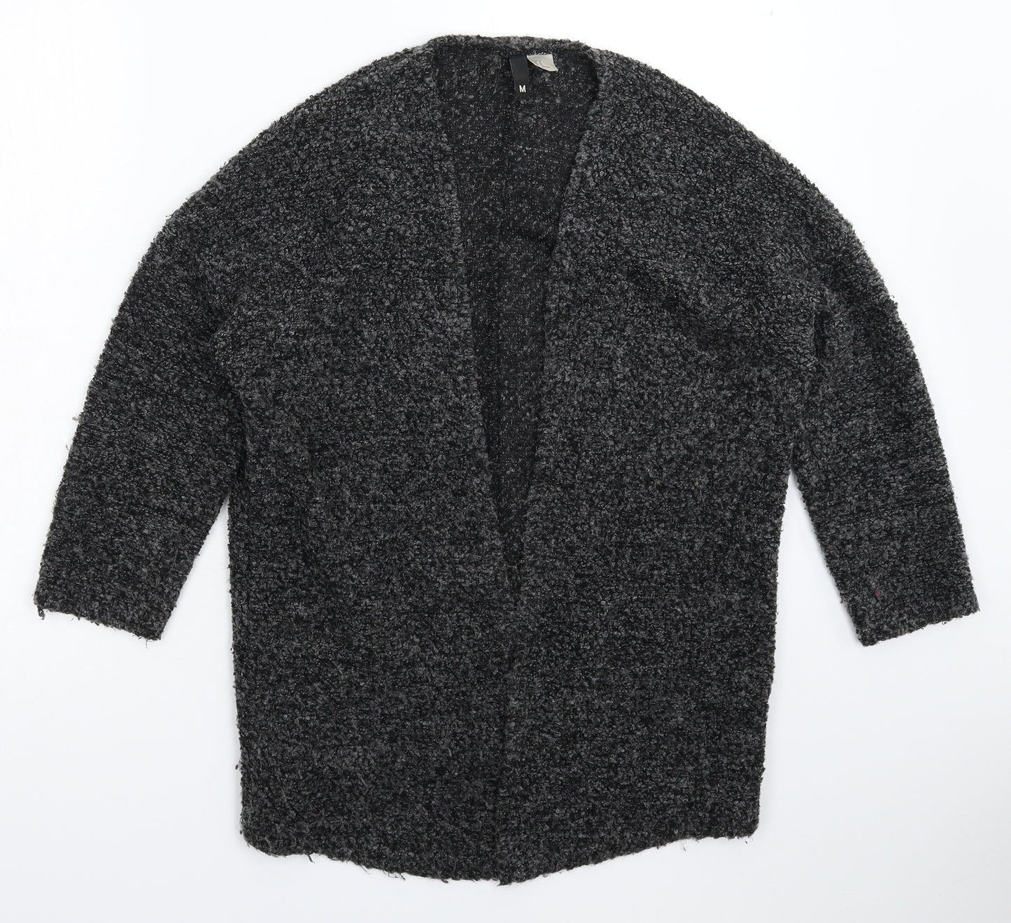 Divided Womens Grey  Knit Cardigan Jumper Size M