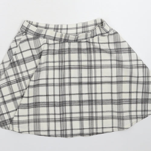 Atmosphere Womens White Check  Flare Set Size 10