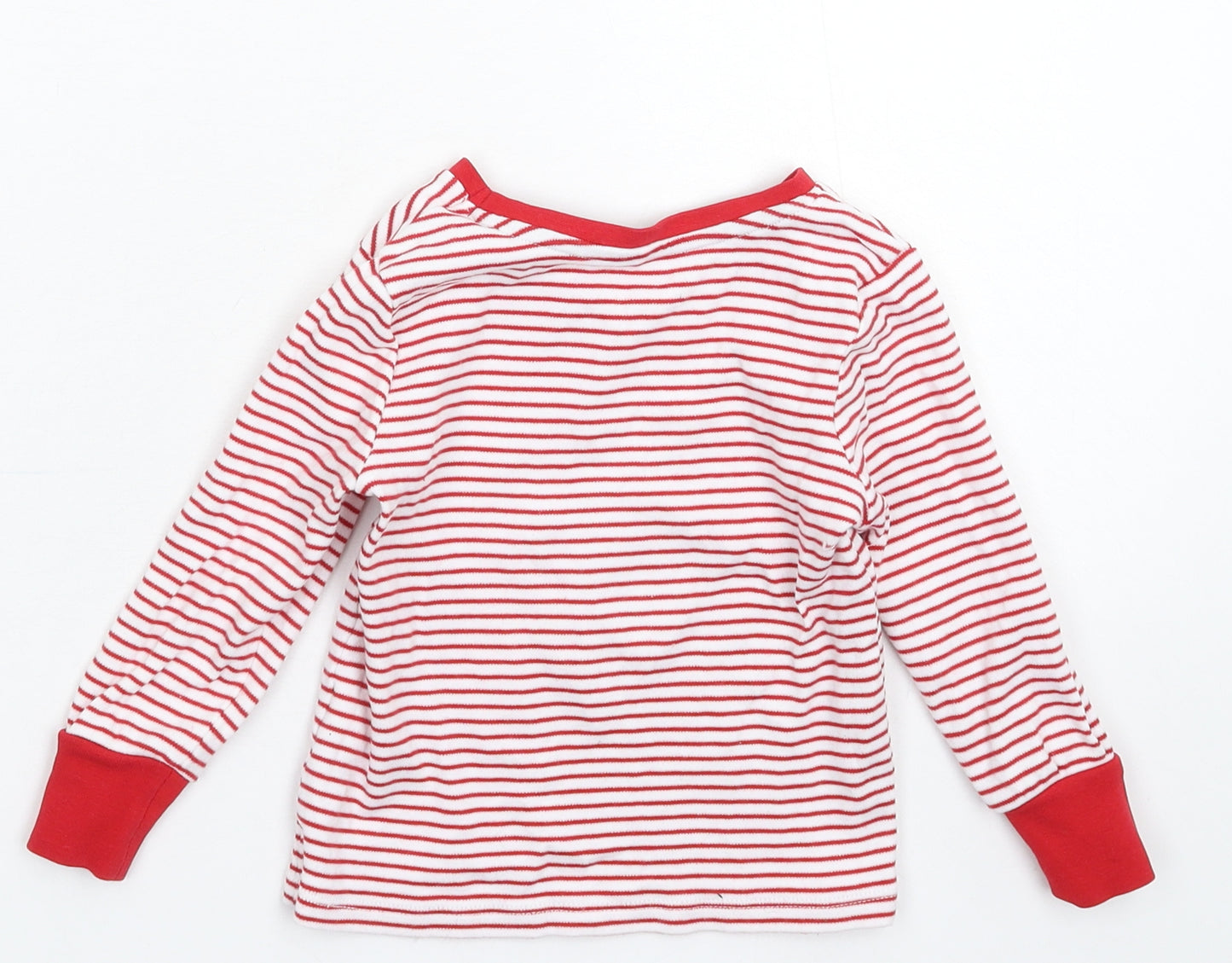 George Baby White Striped  Pullover Jumper Size 18-24 Months