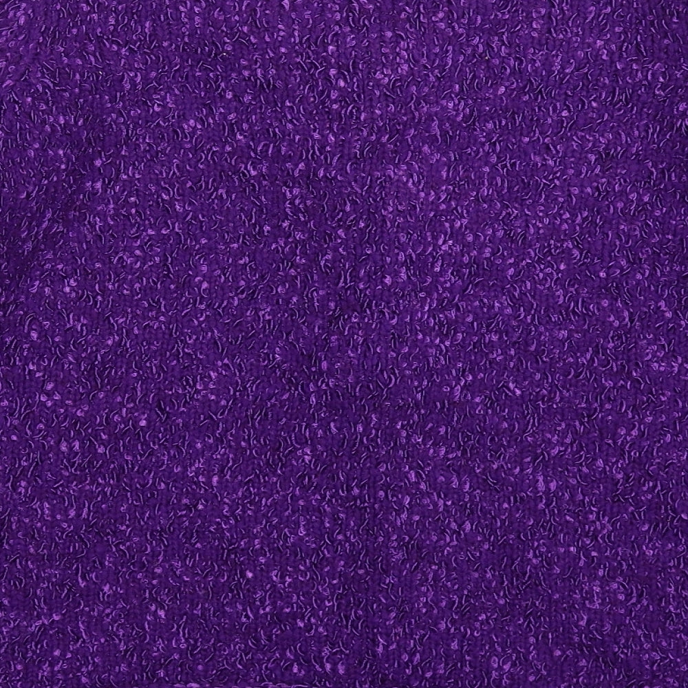 Wardrobe Womens Purple  Knit Jacket Coatigan Size 16