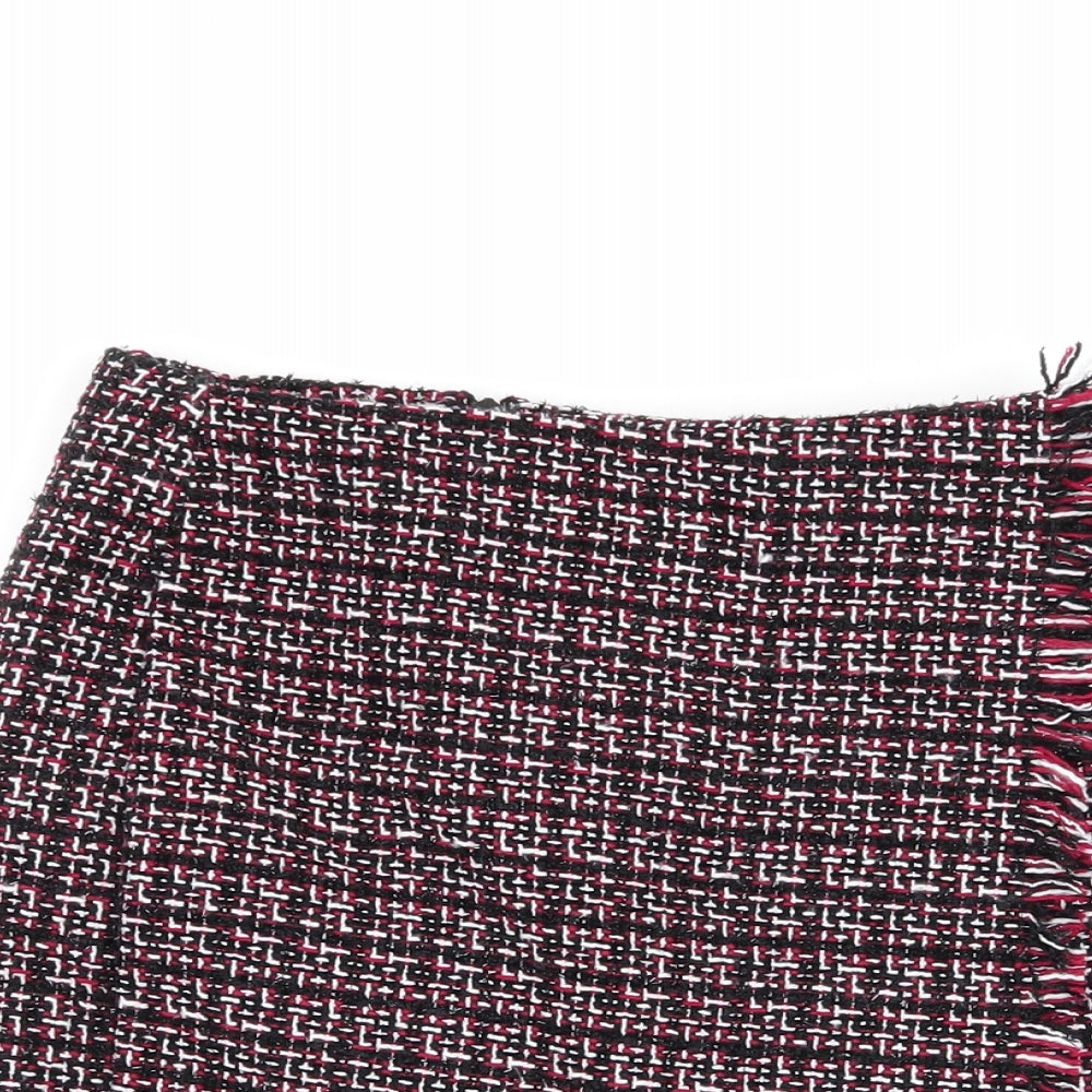 Primark Womens Multicoloured Geometric  Flare Skirt Size 4