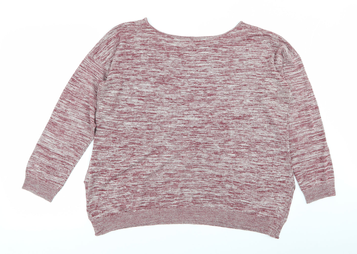 label be Womens Red   Pullover Jumper Size 16