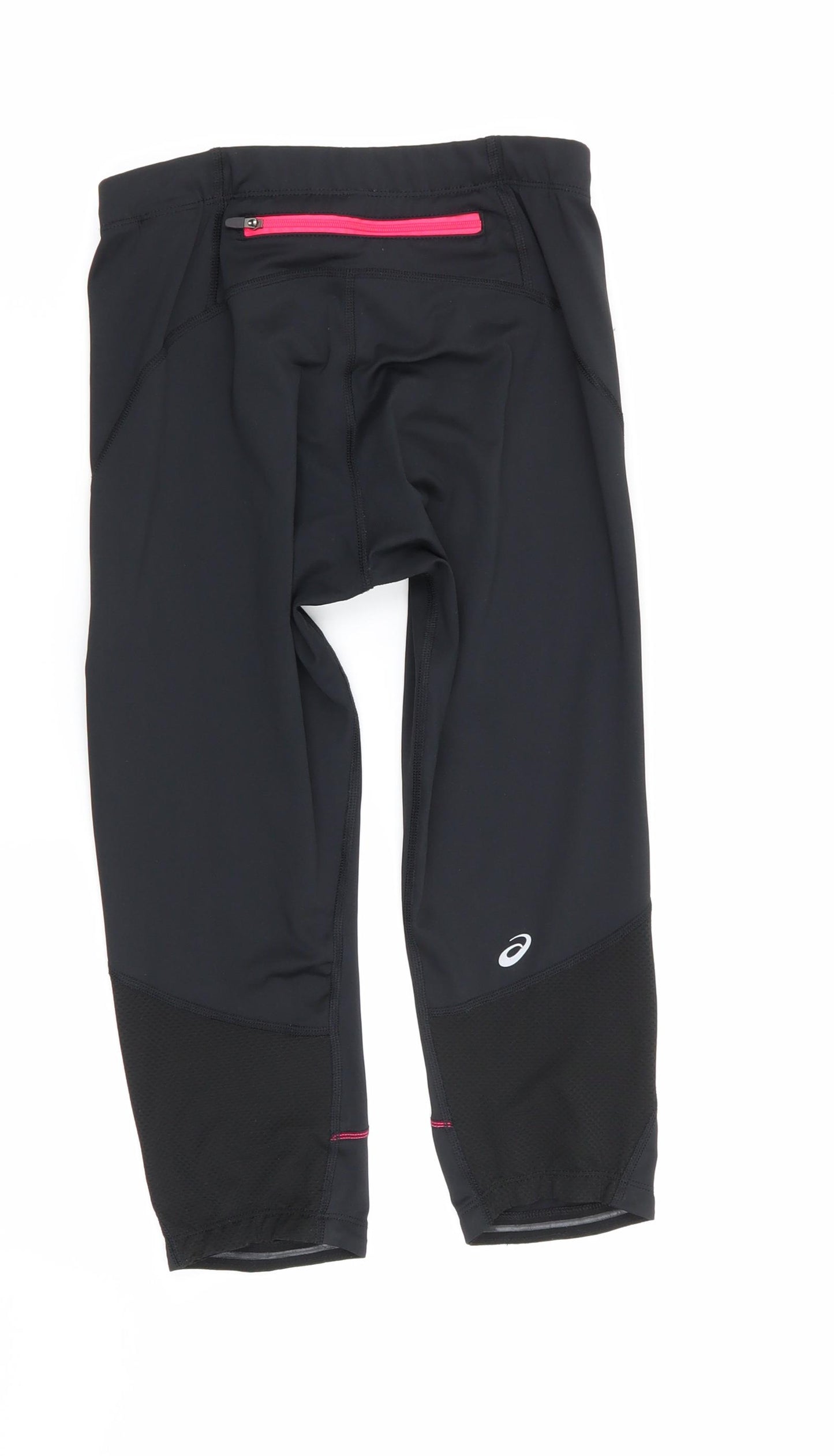 ASICS Womens Black   Compression Shorts Size S - Stretch waistband