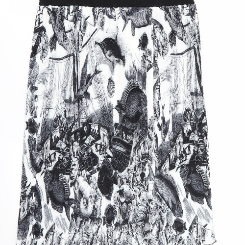emery rose Womens Multicoloured Geometric  Flare Skirt Size XL  - Stretch waistband