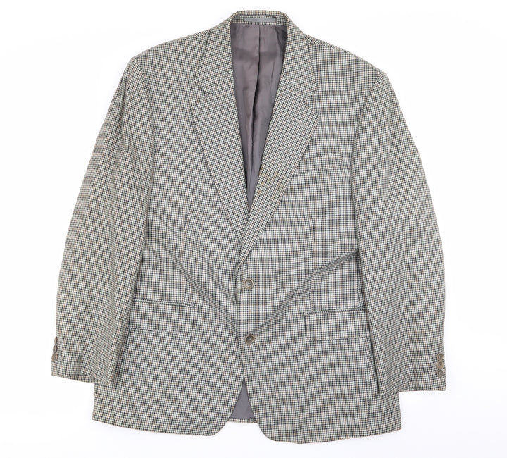 greenwoods Mens Multicoloured Houndstooth  Jacket Blazer Size 42