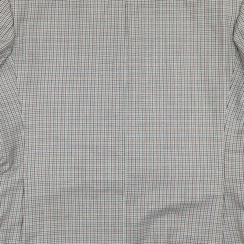 greenwoods Mens Multicoloured Houndstooth  Jacket Blazer Size 42