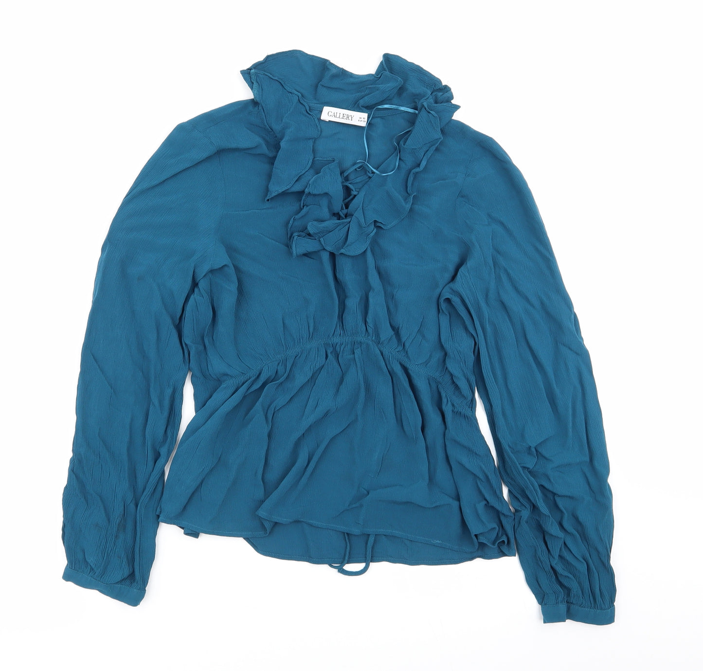 Gallery Womens Blue   Basic Blouse Size 10