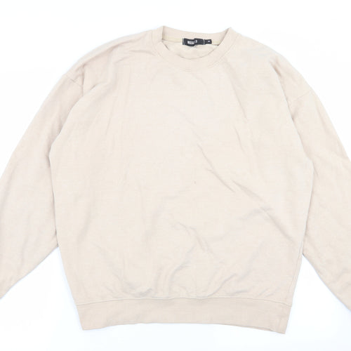 Missguided Womens Beige   Pullover Jumper Size M